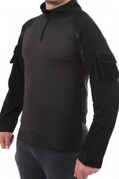 Siyah Tactical Askeri Combat Uzunkol Tişört - Asker Operasyon T-shirt - 1