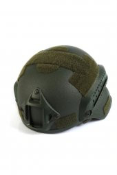 Haki Koruyucu Başlık Miğfer - Askeri Airsoft Paintball Kask - 1