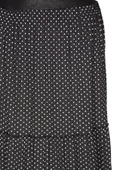 Hesna Kadın Nursel Lastikli 3 Kat Puantiyeli Siyah Etek - 2