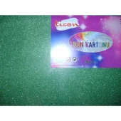 Ticon Fon Kartonu Simli 50 x 70 Cm Simli Yeşil (10 Lu Paket) thumbnail 2