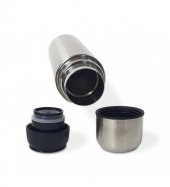 Bardak Kapaklı Deri Kılıflı 750 Ml Çelik Termos - 3