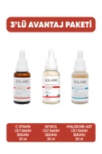Solaris Yaşlanma Karşıtı Retinol Cilt Serumu Ve Hyaluronic Acid Cilt Serumu Ve C Vitamin Cilt Serumu - 3