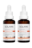 Solaris Leke Karşıtı C Vitamini Cilt Serumu 30 ml x 2 Adet (3% Ethyl Ascorbic Acid ve Niacinamide) - 1