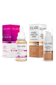 Solaris Tüm Cilt Tipleri İçin Yaşlanma Karşıtı Kolajen Cilt Serumu 30 ml Ve Aydınlatıcı Leke Kremi 50 ml - 2