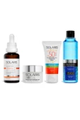 Solaris Avantaj Paketi C Serum-yaşlanma Karşıtı Bakım Kremi-yaşlanma Karşıtı Güneş Kremi- Arındırıcı Tonik - 1