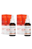 Solaris Leke Karşıtı C Vitamini Cilt Serumu 30 ml x 2 Adet (3% Ethyl Ascorbic Acid ve Niacinamide) - 2