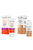 Solaris Leke Karşıtı SPF 50+ Güneş Koruyucu Krem 50 ml Ve Leke Karşıtı Aydınlatıcı Krem 50 ml - 2