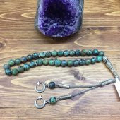 DOĞAL TAŞ TURKUAZ MAT 8MM. thumbnail 2