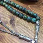 DOĞAL TAŞ TURKUAZ MAT 8MM. thumbnail 3