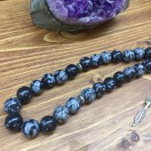 DOĞAL TAŞ JASPER SİYAH 8MM. - 4