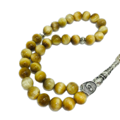 DOĞAL TAŞ KAPLAN GÖZÜ SARI 10MM - 2