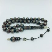 OSMANLI SARAYI YÜSUR GÜMÜŞ FRZ-MRC 14MM TESBİH thumbnail 3