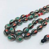 OSMANLI SARAYI YÜSUR GÜMÜŞ YSL 13X15 TESBİH thumbnail 2