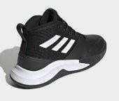 adidas Own the Game Erkek Basketbol Ayakkabısı FY6007 SİYAH (E-374) - 4