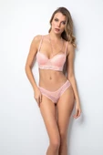 DoReMi Push-Up Dolgulu Geniş Kanatlı Dantelli Sütyen Takım] - 3