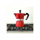 Kırmızı Moka Pot Express  3 Cups - 6