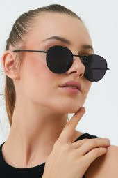 ModaLucci ML 09 Round Unisex Siyah Güneş Gözlüğü 6901436300105 - 1