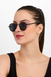 ModaLucci ML 09 Round Unisex Siyah Güneş Gözlüğü 6901436300105 - 3