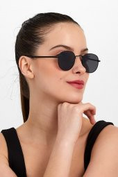ModaLucci ML 09 Round Unisex Siyah Güneş Gözlüğü 6901436300105 - 4