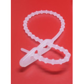 Boncuk Çift Kilitli Kablo Bağı Plastik Kelepçe 3.5X235 500 Adet thumbnail 2