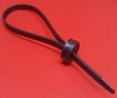 Tokalı Düğme Başlıklı, Kablo Bağı Plastik Cırt Kelepçe 6X235 mm 100 Adet - 1