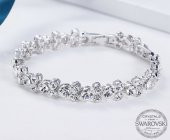 Monemel Swarovski Taşlı Su Yolu Bileklik (Altın Kaplama) - 1