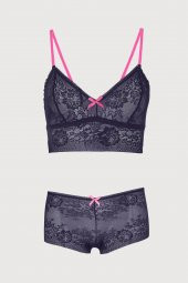 Antrasit Bralet Sütyen Takım - 1