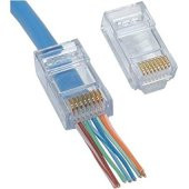 Yeni Nesil EZ Delikli RJ45 Network Jack - 100 Adet - 1