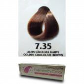 Farmavita Clemency Color Saç Boyası 60ml  7.35 Altın Çikolata Kahve - 2