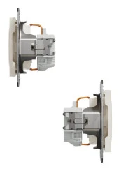 Asfora Sıva Altı Krem Çoçuk Korumalı Topraklı Priz thumbnail 2