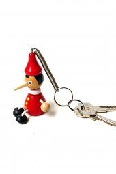 Ahşap Yaylı Zıpzıp Pinokyo Anahtarlık & Çanta Aksesuarı thumbnail 6