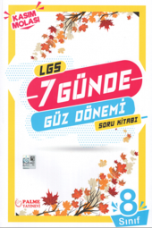 Palme 8.Sınıf Lgs 7 Günde Güz Dönemi Soru Kitabı Kasım Molası - 2