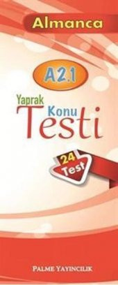 PALME YAPRAK TEST ALMANCA KONU A2.1 - 1