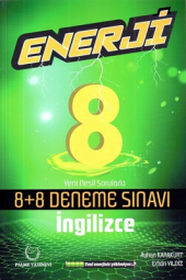 PALME 8.SINIF ENERJİ İNGİLİZCE 8+8 DENEME - 1
