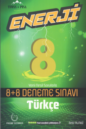PALME 8.SINIF ENERJİ TÜRKÇE 8+8 DENEME SINAVI - 1
