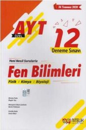 NİTELİK YKS AYT FEN BİLİMLERİ 12 DENEME SINAVI *ÖZEL* - 1