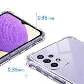 Gpack Samsung Galaxy A13 4G Kılıf AntiShock Kamera Korumalı Sİlikon  Nano Glass - 2