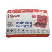 Rico KK1233 Taş Tipi Filtre Anahtar Seti Takımı 1/2" 12 Parça - 3