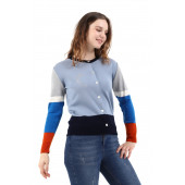 Solo Kadın Yıldız Hot Fixed Triko Örme Hırka A21A017-3 - 3