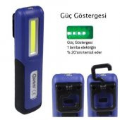 Arm Esen99 Şarjlı Led El Lambası Mıknatıslı Fener 3W 240Lumen - 1