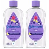 Johnsons Baby Bedtime Bebek Yağı 300 ml 2 ADET - 1