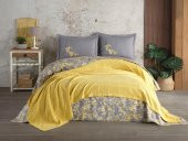 Çeyizdiyarı Rainbow Nakışlı Dokuma Pike Takımı Sarı thumbnail 1