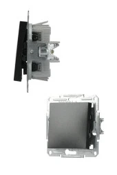 Schneider Asfora Antrasit Anahtar - Çerçeveli thumbnail 3