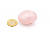 HAKİKİ DOĞAL SABUN ŞEKLİNDE PEMBE KUVARS MASAJ TAŞI 83 GRAM 1.KALİTE - 3