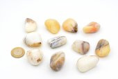 HAKİKİ TAMBURLU DOĞAL SÜT OPAL TAŞI KAYA PARÇASI 1.KALİTE - 2