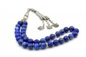 HAKİKİ DOĞAL FASET KESİM LAPİS LAZULİ TESBİH 1.KALİTE İRİ BOY - 3