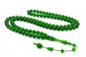 USTA İŞİ SIĞIRCIK KESİM 99 LUK YEŞİL UÇAK CAMI TESBİH - 1