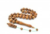 USTA İŞİ SİSTEMLİ KÜRE KESİM ÖD AĞACI TESBİH İRİ BOY - 1