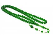 USTA İŞİ SIĞIRCIK KESİM 99 LUK YEŞİL UÇAK CAMI TESBİH - 3