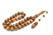 USTA İŞİ SİSTEMLİ KÜRE KESİM ÖD AĞACI TESBİH İRİ BOY - 3